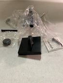 Kwikset 968HFLSQT-514 Halifax Lever Non-Turning Dummy Interior Pack with Square Rose for Handlesets - Matte Black