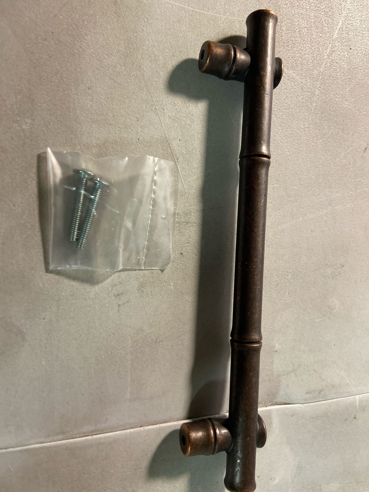 Belwith-Keeler B056658-DAC Junzi Pull 160Mm Center to Center, Dark Antique Copper