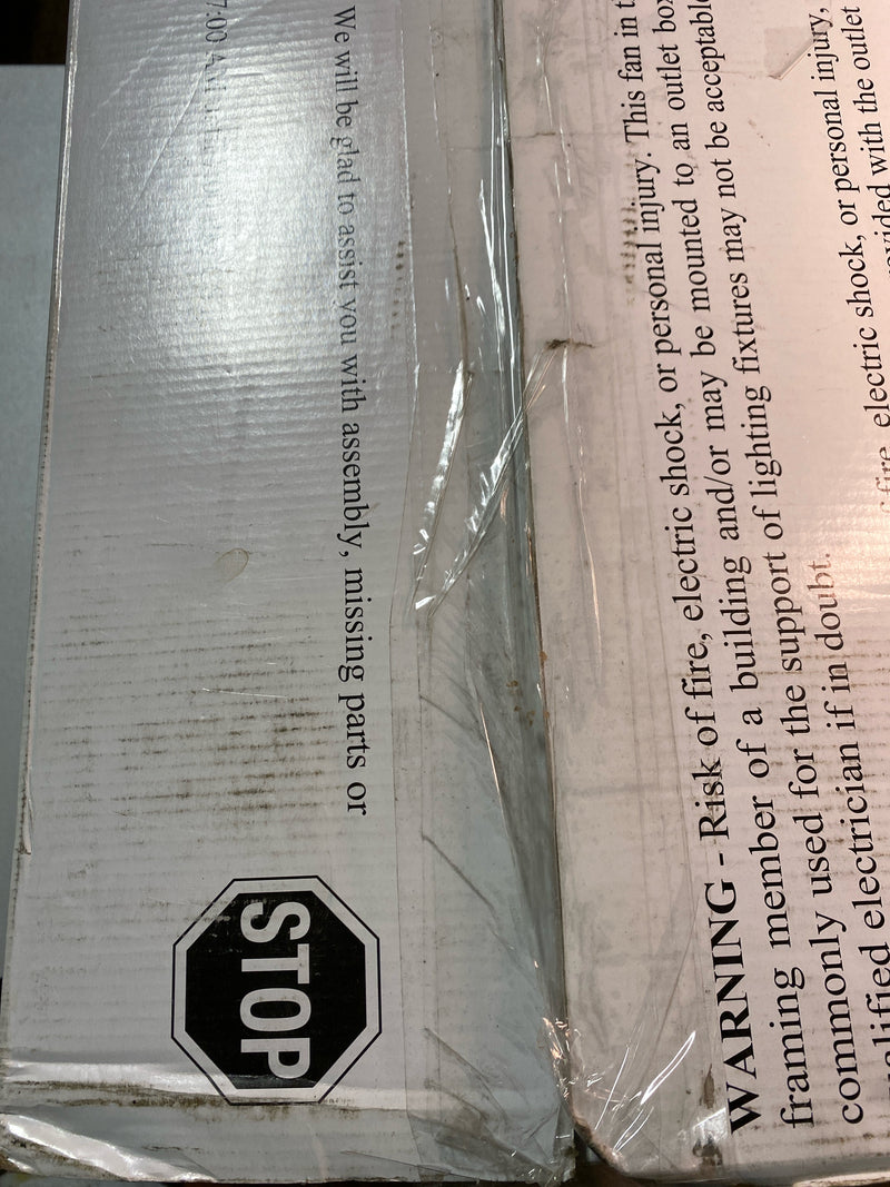 Matthews Fan Co. Irene 3HLK 52" LED Ceiliing Fan (MOTOR ONLY) Gloss/White - IR3HLK-WH-MWH-52