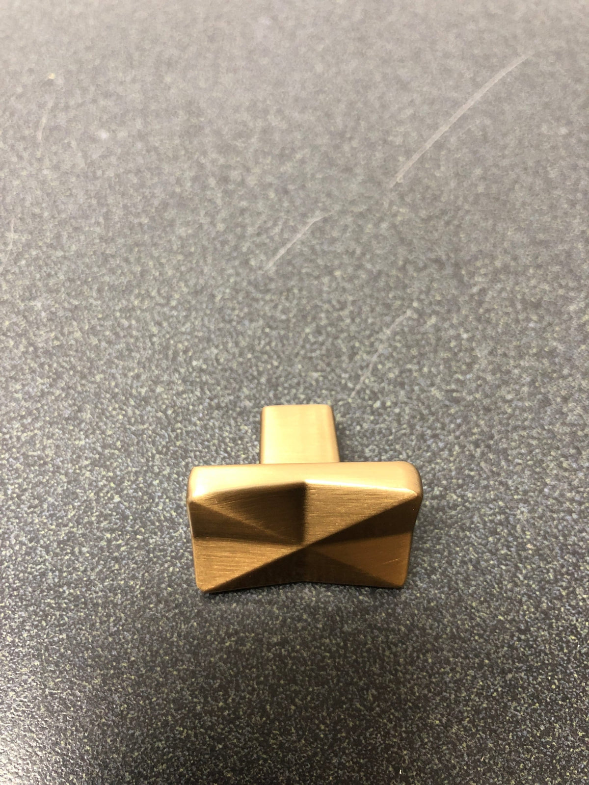 Top Knobs TK560HB Quilted 1-1/4 Inch Rectangular Cabinet Knob from the Mercer Collection - Honey Bronze