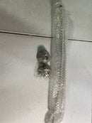Signature Hardware SH231BN Bathroom Supply Kit with 5/8" OD X 3/8" OD Angle Stop - Brushed Nickel