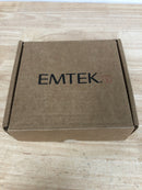 EMTEK Concealed Fastener Modern Rectangular Rosette Passage Set with Matching Finish Round Knob - Choice of 7 Finishes - C5112ROUUS4 - Satin Brass (US4)