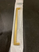 Colonial Bronze 945-10-M4 944 Group Modern 10" Center to Center Stepped Square Luxury Solid Brass Cabinet Handle / Drawer Pull - Made in USA - Matte Satin Brass