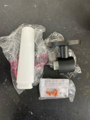 Kovacs P5041-66A Saber Single Light 4-3/4" Wide Bathroom Sconce with Etched Opal Shade - Coal