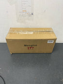 Mecgirn Stainless Steel Milk Glass Bathroom Vanity Light Over Mirror, 2 Light Brushed Nickel Bathroom Light Fixtures with Frosted Glass, Modern Vanity Lighting Wall Mount