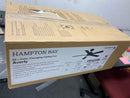 Hampton bay AK18B-MBK Averly 52 in. Indoor Matte Black Ceiling Fan with Adjustable White Integrated LED with Remote Control Included