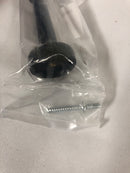 Emtek 2232US19 3 Inch Long Baseboard Door Stop - Flat Black