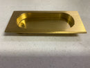 Deltana FP4134U4 Flush Pull, Large, 3-7/8" x 1-5/8" x 3/8" in Brushed Brass