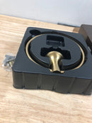 Signature Hardware 466407 Lentz 6-1/2" Wall-Mounted Towel Ring - Brushed Gold