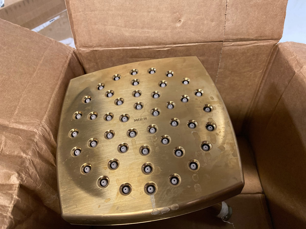 Moen S6365BG Voss 6" Single Function Shower Head - Brushed Gold