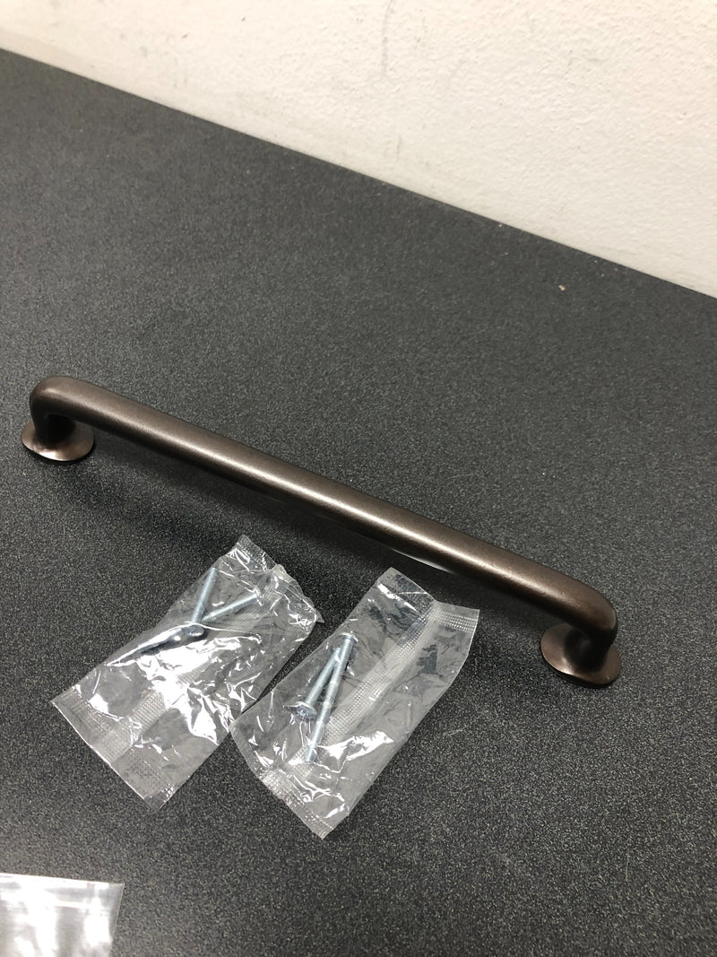 Top Knobs M1397 Rounded 9 Inch Center to Center Handle Cabinet Pull from the Aspen Collection - Medium Bronze