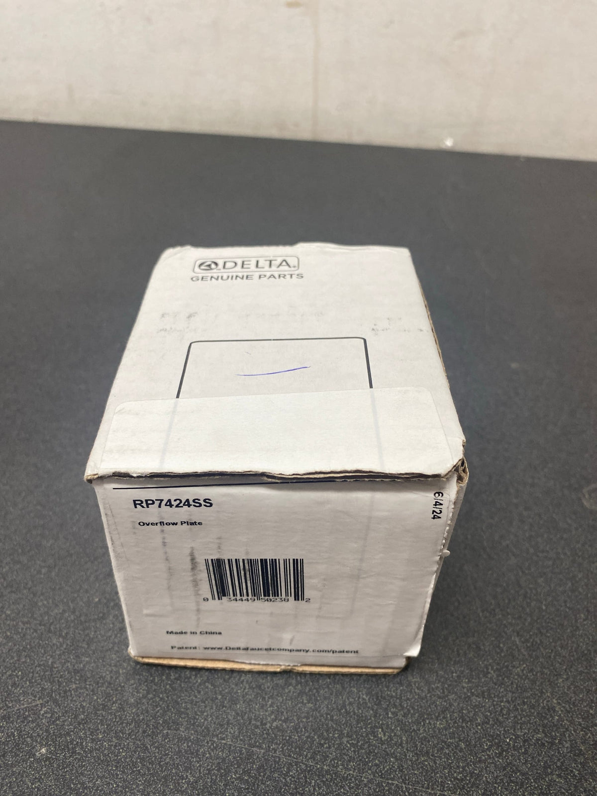 Delta RP7424SS Tub Overflow Plate - Stainless