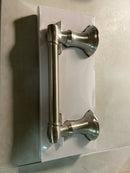 Signature Hardware SHBETH2ZBN Beasley Wall-Mounted Toilet Paper Holder - Brushed Nickel