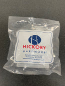 Hickory Hardware P143-26 Partial Inset Traditional Cabinet Door Hinge with Self Closing Function (Package of 2) - Chrome