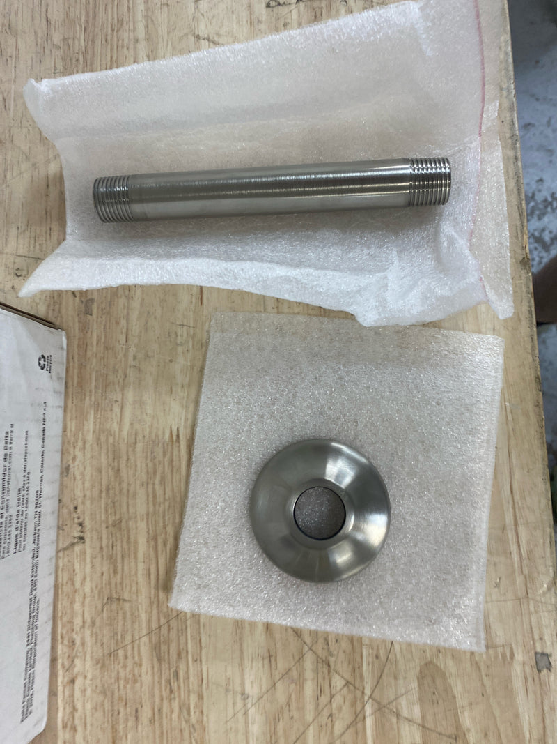 Delta RP61058SS 6" Ceiling Mounted Shower Arm and Shower Arm Flange - Brilliance Stainless