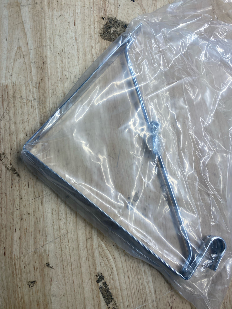 Hardware Resources 1530CH Closet Rod and Shelf Support Bracket for Oval Closet Rods - Single - FINAL SALE - Chrome