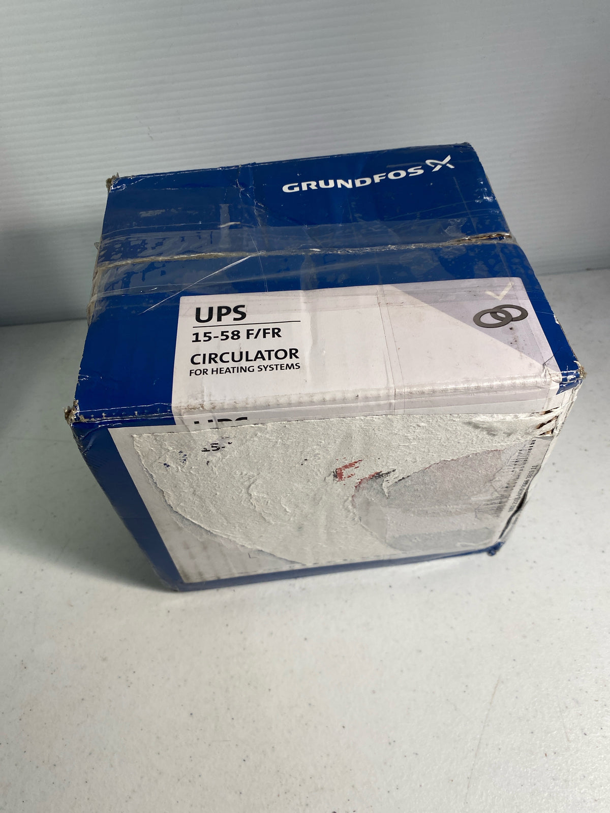 Grundfos G59896341 Cast Iron Recirculation Pump with 35.6 Degree Low Temperature Max Maximum Power Input of 87W Oval Valve Connection and a Corrosion-Resistant Impeller - N/A