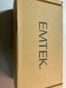 Emtek 8469US10B Square Brass Modern Single Cylinder Keyed Entry Deadbolt - Oil Rubbed Bronze