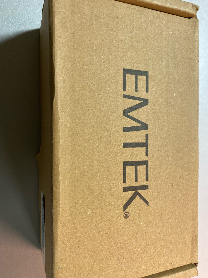 Emtek 8469US10B Square Brass Modern Single Cylinder Keyed Entry Deadbolt - Oil Rubbed Bronze