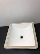 American Standard 426000.02 Studio 16" Undermount Bathroom Sink - White