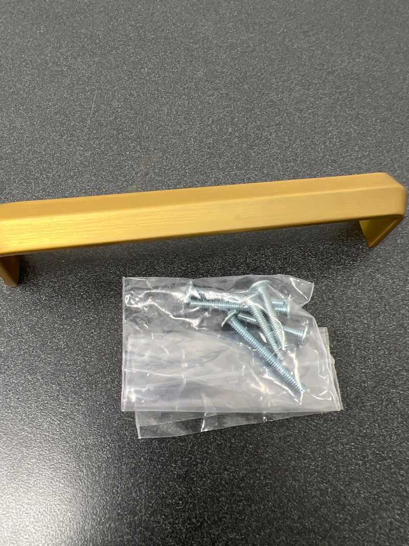 Sietto P-2003-8-SB Eternity 8 Inch Center to Center Handle Cabinet Pull - Satin Brass