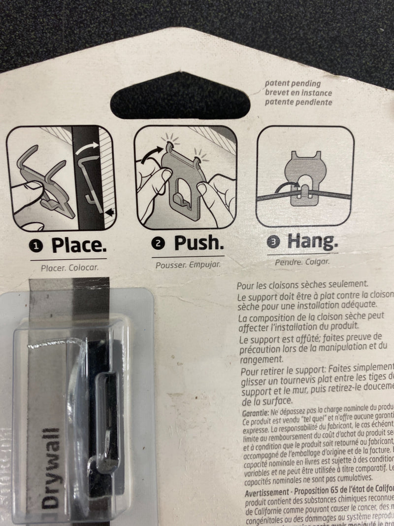 High & mighty 515302 40 lb. Tool Free Picture Hanger (2-Pack)