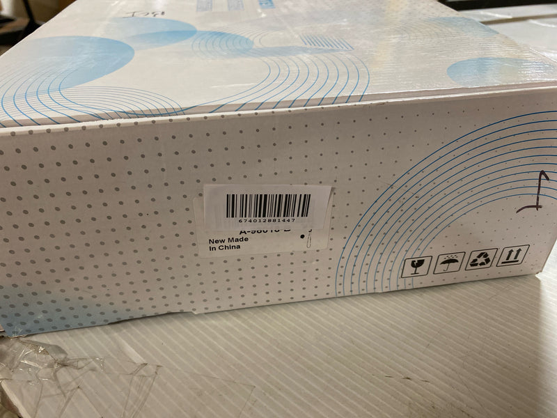 Bwe A-98018-B Single Handle 1-Spray Round Rain Shower Faucet Set 1.8 GPM with High Pressure Shower Head Hand Shower in. Matte Black