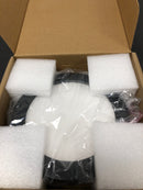 DALS Lighting CFLEDR06-CC-BK Delta 6" Wide LED Flush Mount Ceiling Fixture - Black