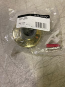 Baldwin 4293003 2-3/8 Inch Diameter Concave Wall Mounted Flush Bumper - Polished Brass