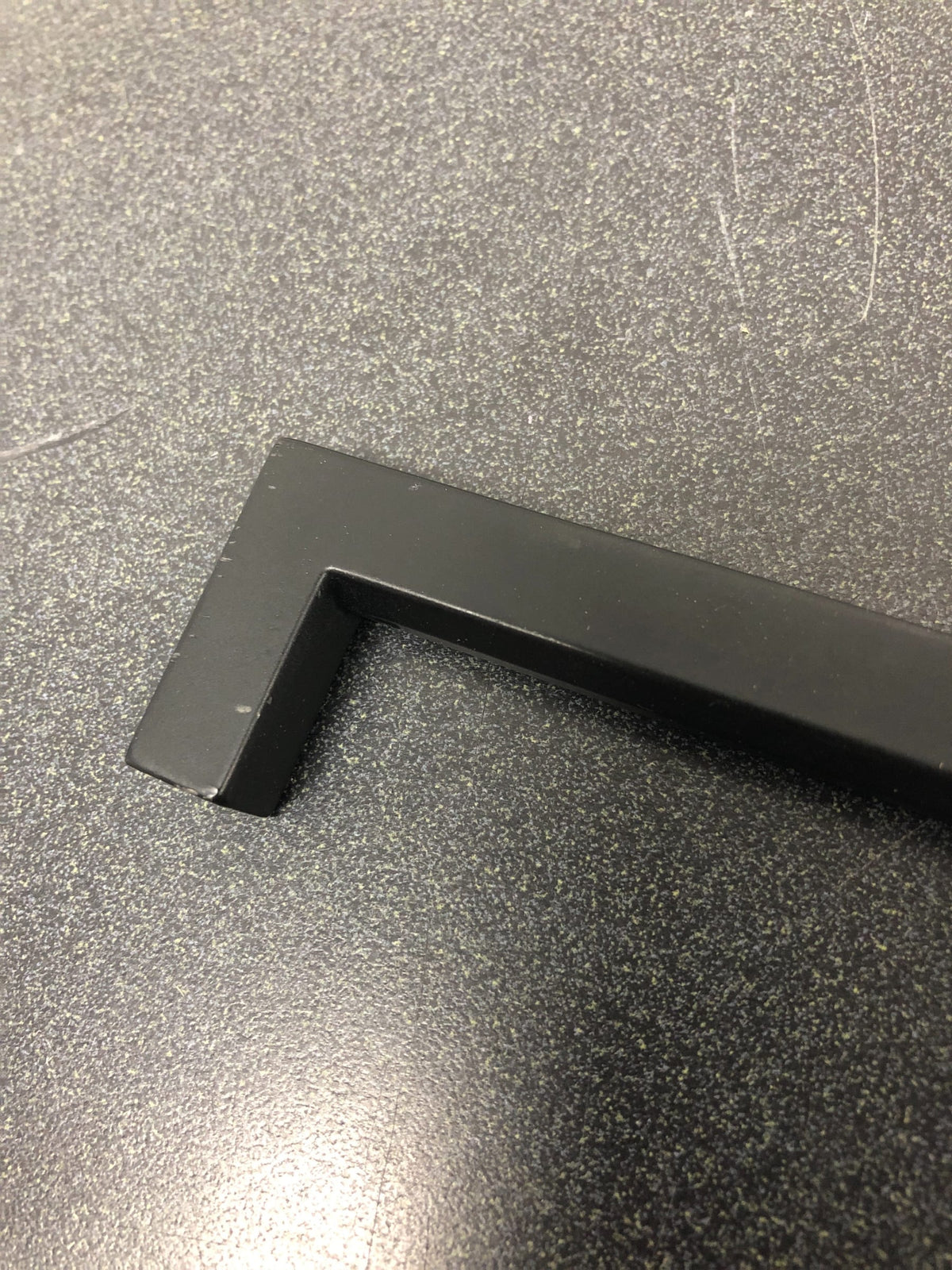 Emtek 86709US19 Warwick 10 Inch Center to Center Handle Cabinet Pull from the Modern Rectangular Collection - Flat Black