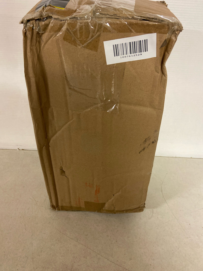 Simple designs LT2082-BLK 17.5 in. Black Ceramic Prism Table Lamp