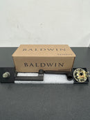 Baldwin PSSQUCSR112 Reserve Square Venetian Bronze Universal Hall/Closet Door Lever with Contemporary Square Rose