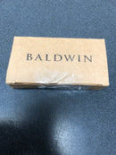 Baldwin 4860112 3" x 1-1/2" Illuminated Rectangular Door Bell from the Estate Collection - Venetian Bronze