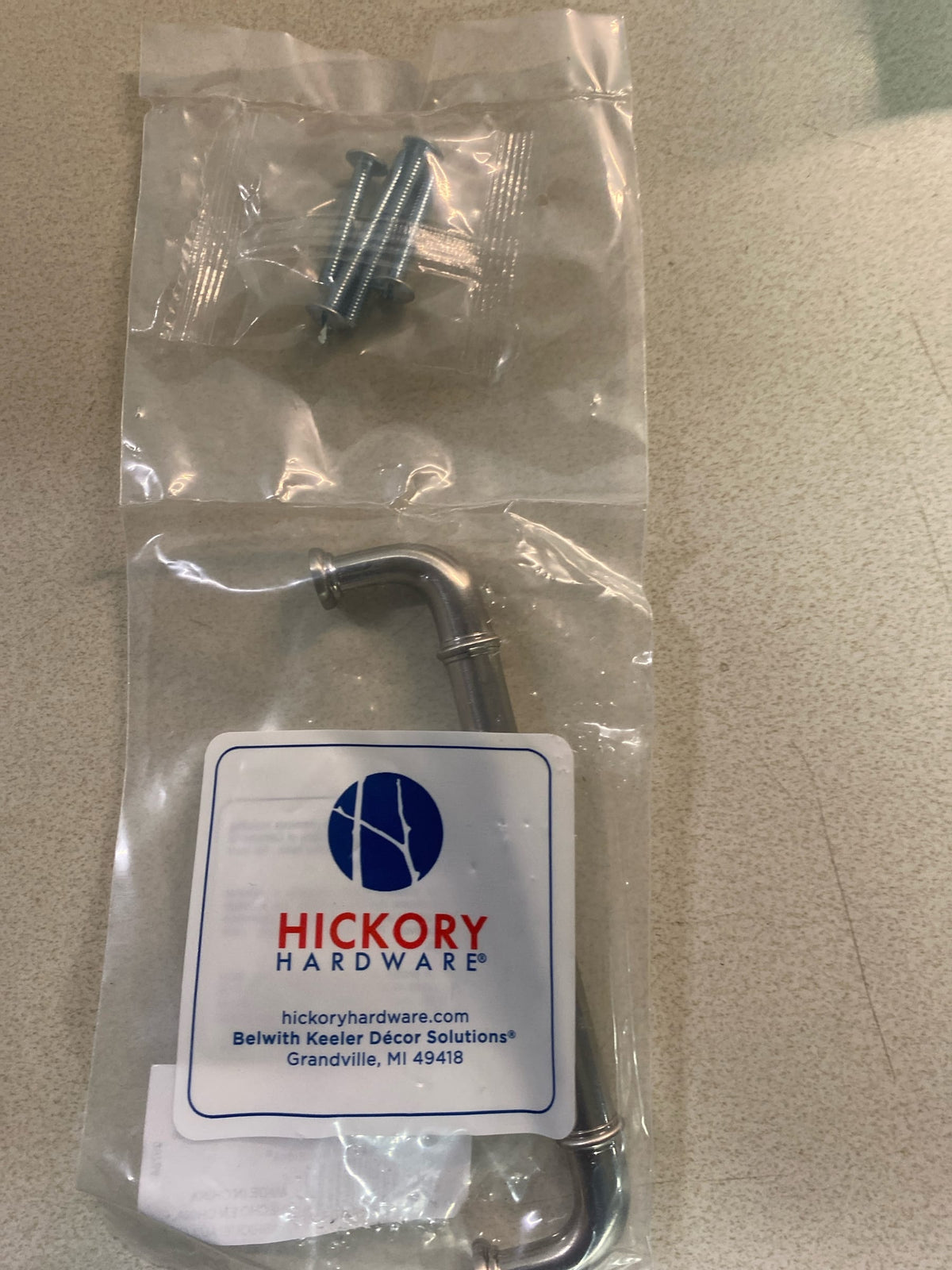 Hickory Hardware P3380-SN Cottage 5-1/16" Center to Center Vintage Farmhouse Country Cabinet Handle / Drawer Pull - Satin Nickel