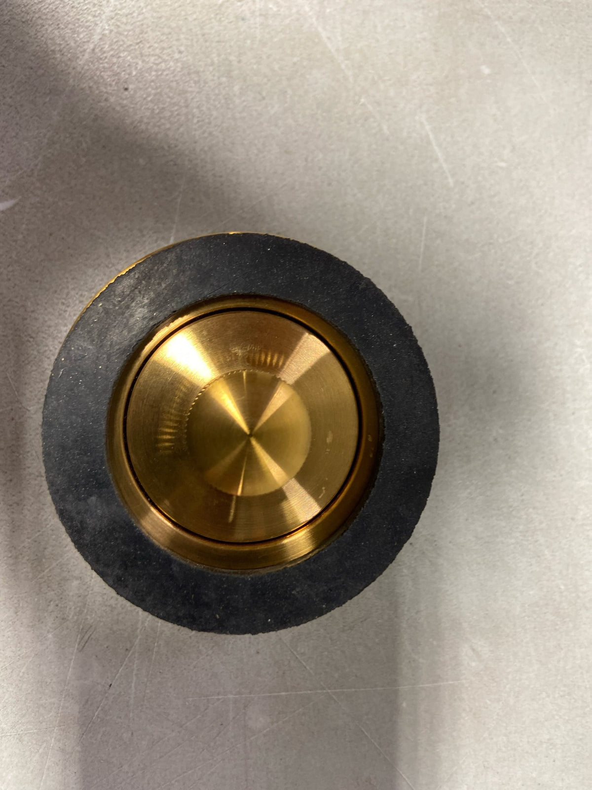 Signature Hardware SH612BG Lift and Turn Tub Drain and Adapter Sleeve - Brushed Gold