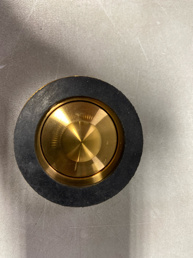 Signature Hardware SH612BG Lift and Turn Tub Drain and Adapter Sleeve - Brushed Gold