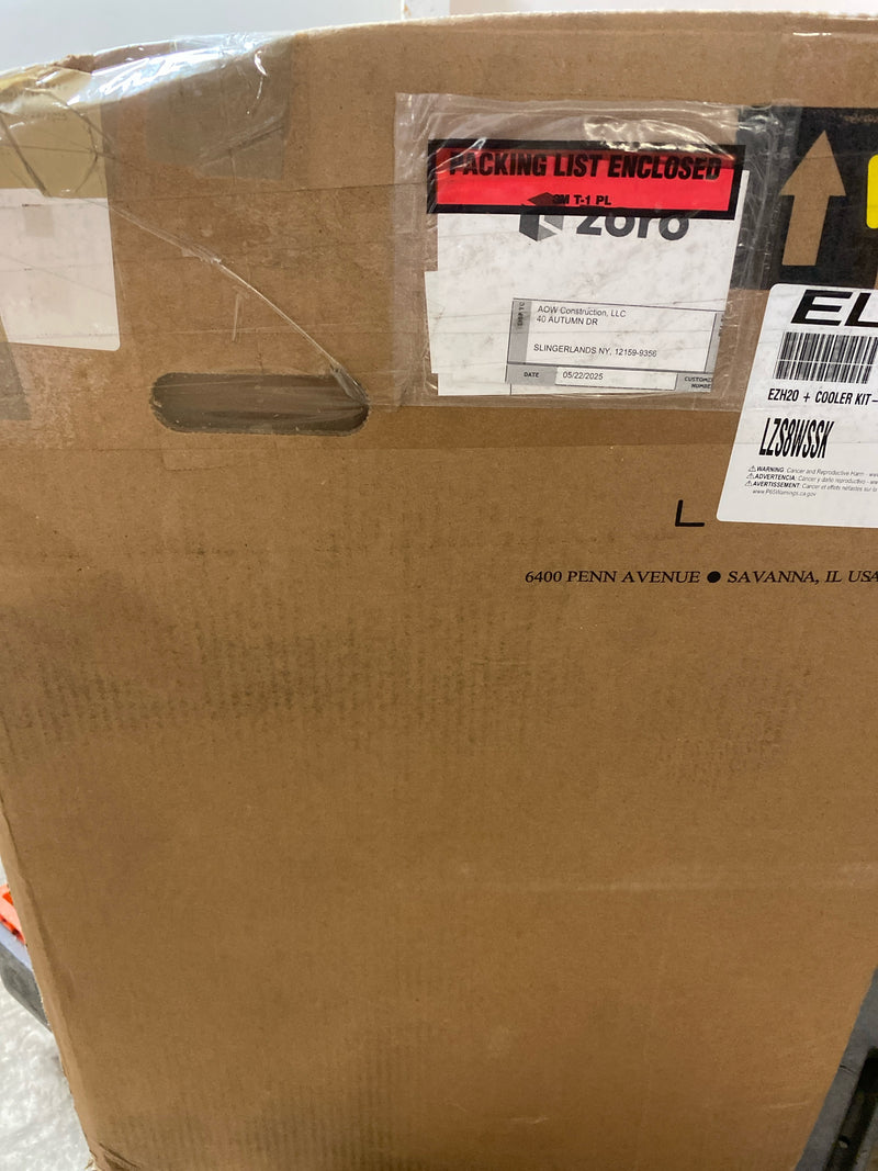 Elkay LZS8WSSK Filtered EZH2O Bottle Filling Station with Single ADA Drinking Fountain