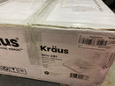 Kraus KCU-231 Elavo 17" Vitreous China Undermount Bathroom Sink with Overflow - White