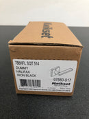 Kwikset 788HFLSQT-514 Halifax Non-Turning One-Sided Dummy Door Lever with Square Rose - Matte Black