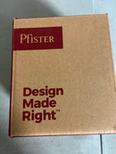 Pfister BRH-PFM0C Pfirst Modern Double Robe Hook Rack with 2 Hooks - Polished Chrome