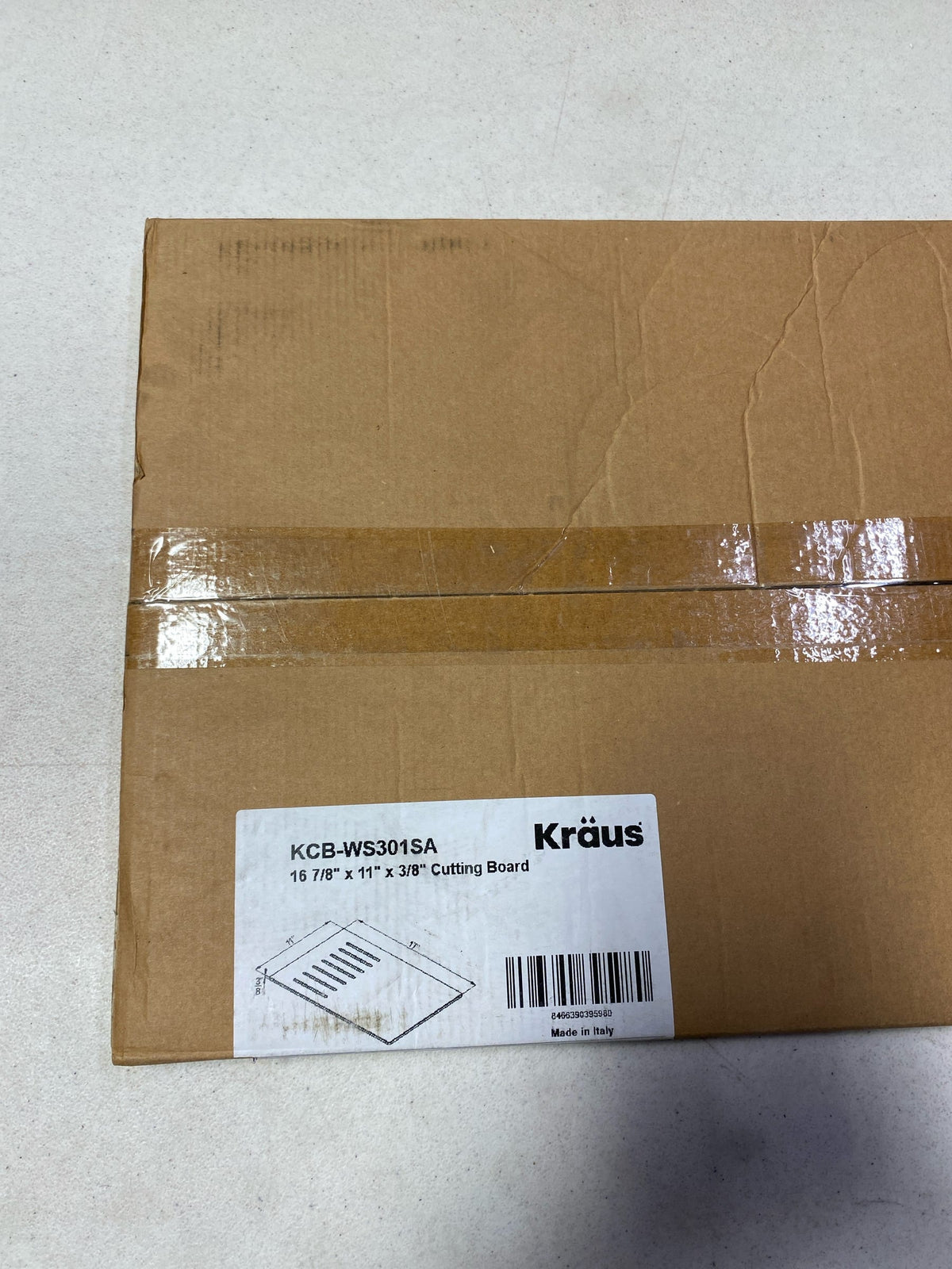 Kraus KCB-WS301SA Kore Wood Composite 16-7/8" x 11" Cutting Board - Wood Grain Composite