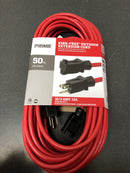 PRIME 50 ft Kink-Free Outdoor Extension Cord - 16/3 AWG 13A
