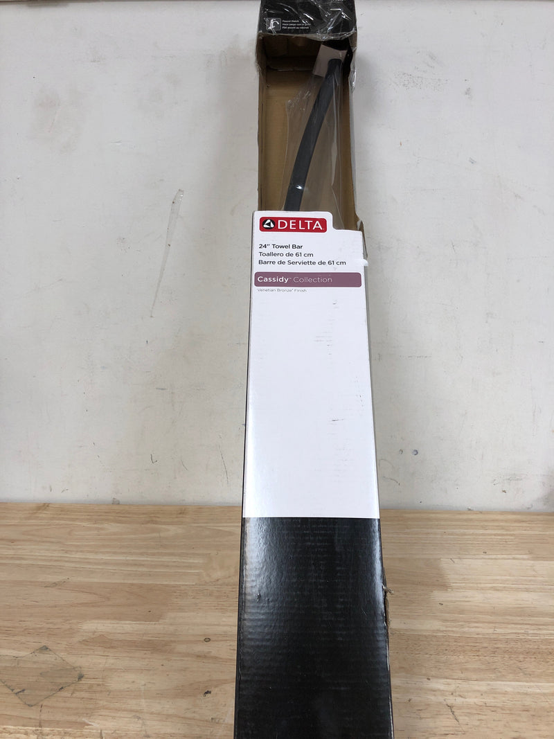 Delta 79724-RB Cassidy 24" Towel Bar - Venetian Bronze