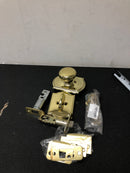 Schlage F59PLY605CAM Plymouth Single Cylinder Interior Pack with Decorative Camelot Trim - Exterior Handleset Sold Separately - Polished Brass