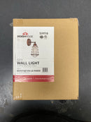 Design House 519710 Ajax 13" Tall Bathroom Sconce with Textured Steel Cage - Textured Coffee Bronze