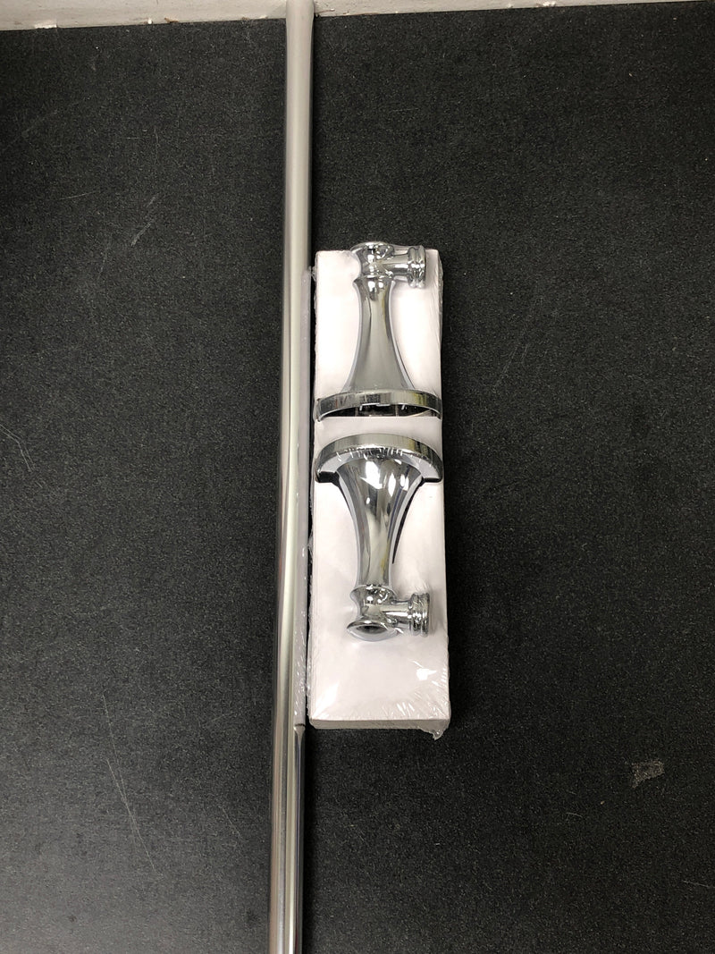Delta 132886 Silverton 24 in. Wall Mount Towel Bar Bath Hardware Accessory in Polished Chrome