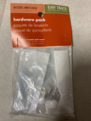 Easy Track RH1004 Hardware Pkg-Pins (16)/Screws (8)/Covers (8) Closet Storage, 24", Silver