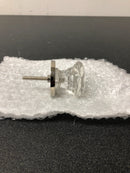 Signature Hardware 7899096 Amiot 1-1/2 in. Glass Round Cabinet Knob in Polished Nickel