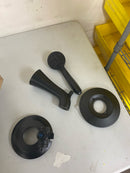 Delta 144840-BL-I Arvo Monitor 14 Series Pressure Balanced Shower System with Shower Head, Hand Shower, Shower Arm, Hose, and Valve Trim - Rough In Included - Matte Black