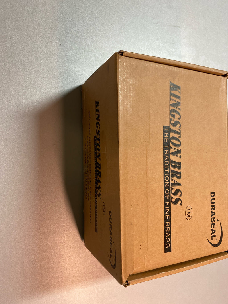 Kingston Brass KB242SO Magellan Tub and Shower Trim with Single Function Shower Head, Metal Lever Handles - Polished Brass